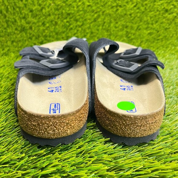 Birkenstock Arizona Mens Size 8 Blue Beach Walking Casual Suede Slide Sandals main image 5